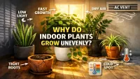 Why Indoor Plants Grow Unevenly Even in the Same Room