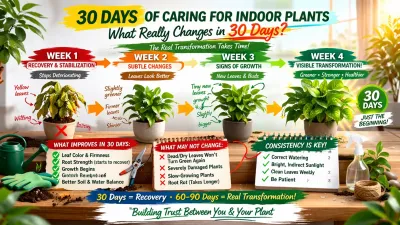 Indoor Plant Transformation: What Happens After 30 Days of Care