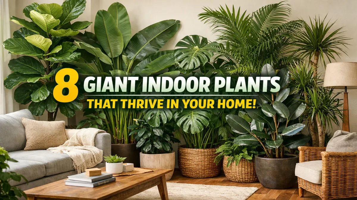 8 Indoor Plants That Grow Very Large Indoors