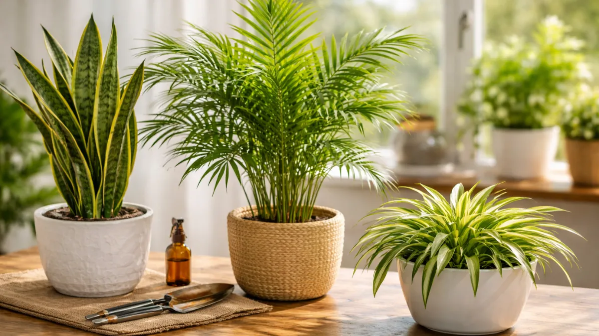 do indoor plants purify air