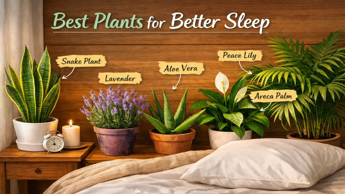 Best Plants for Bedroom and Better Sleep (Science-Backed Choices)
