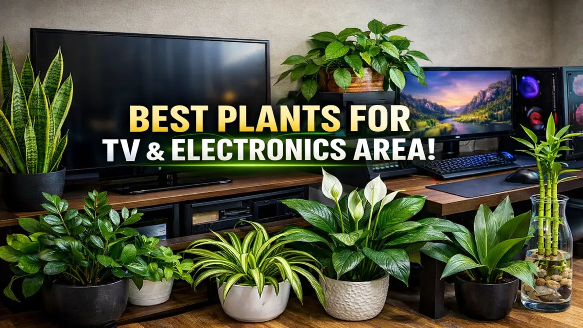 7 Indoor Plants That Thrive Near TVs and Electronics