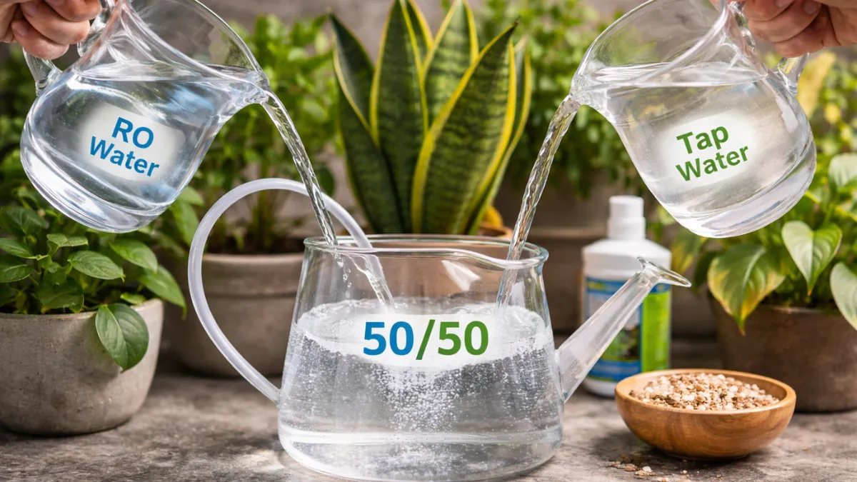 is RO water safe for indoor plants