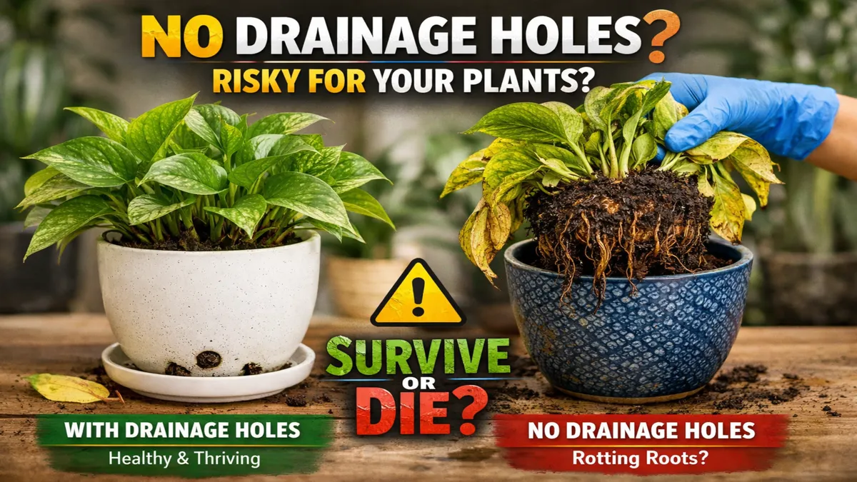 Can Indoor Plants Survive Without Drainage Holes? What You Must Know