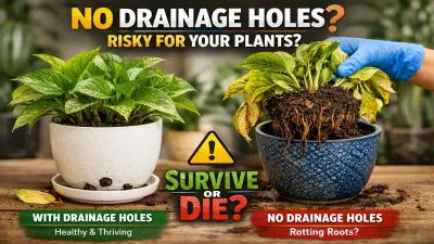 Can Indoor Plants Survive Without Drainage Holes? What You Must Know