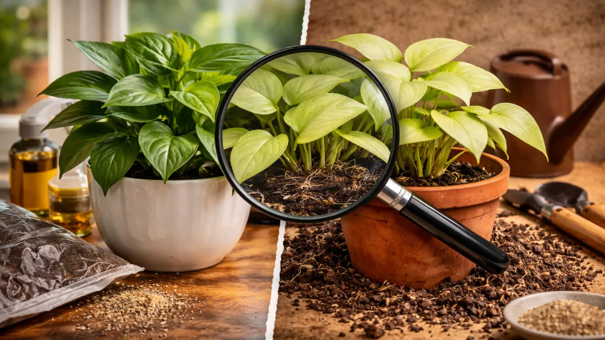 Why Indoor Plants Turn Pale Green (And How to Fix It)