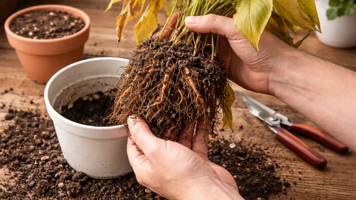 revive dying indoor plant