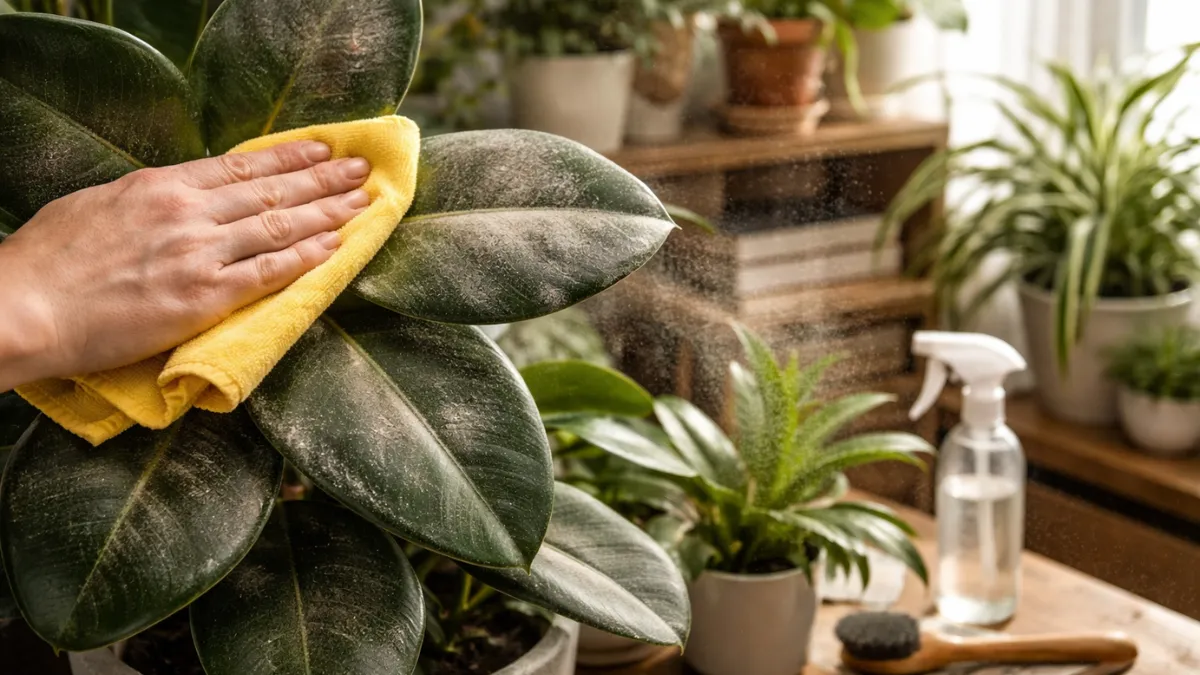Do indoor plants reduce dust