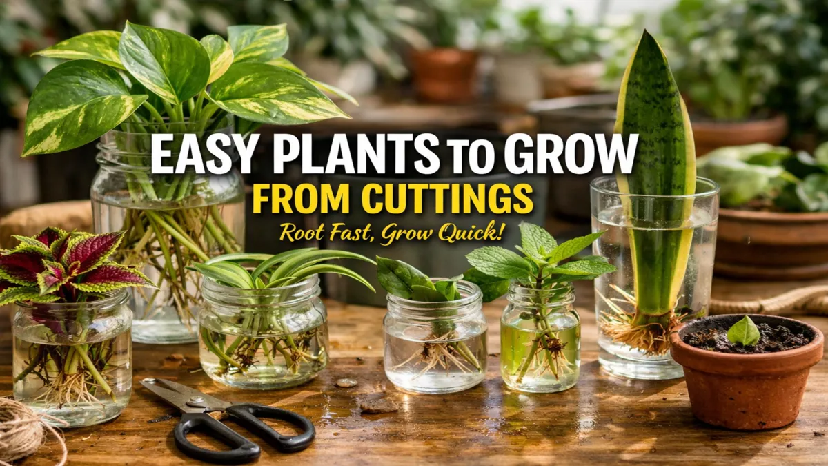9 Indoor Plants That Grow From Cuttings Very Fast