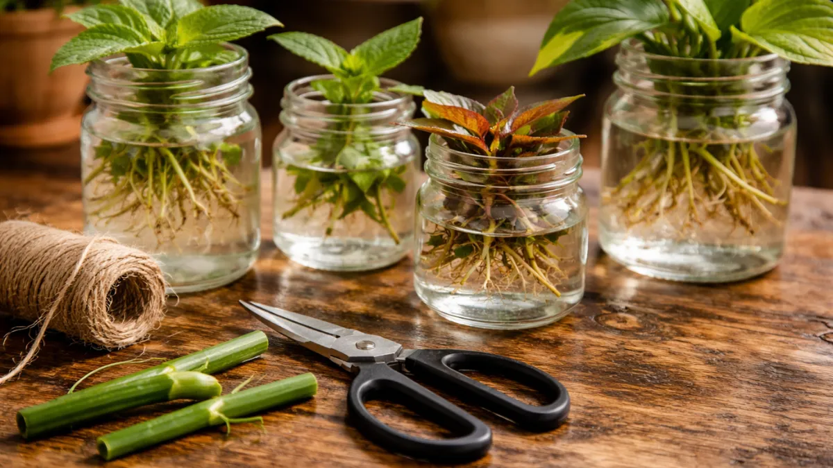 fast growing indoor plants from cuttings