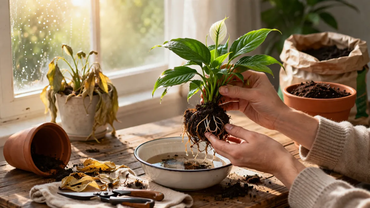 how to revive a dying houseplant