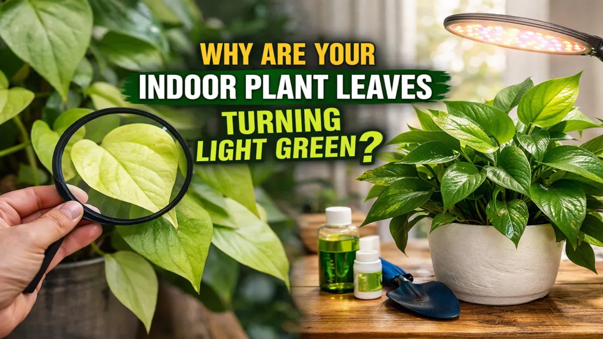 Why Indoor Plants Turn Pale Green (And How to Fix It)