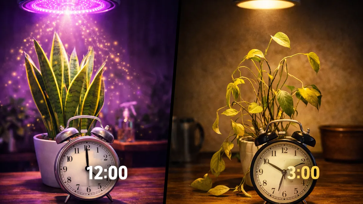 LED grow lights for indoor plants