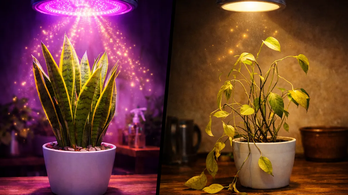 LED grow lights for indoor plants