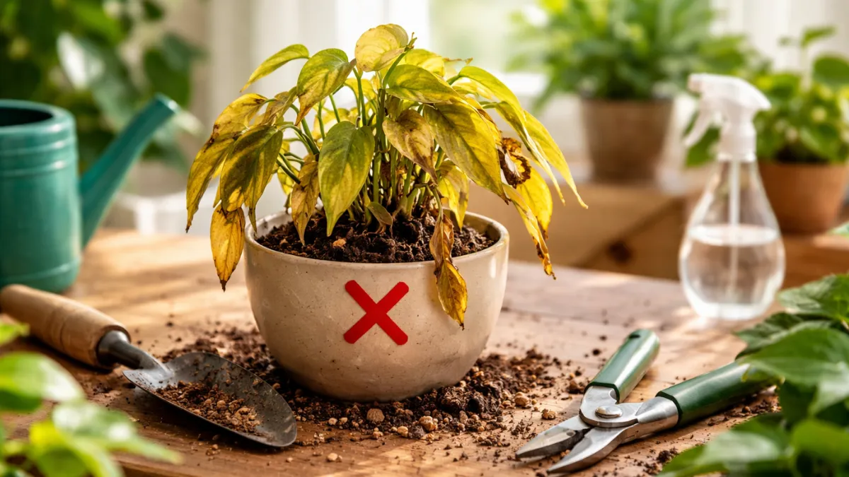 indoor plant care 30 days transformation