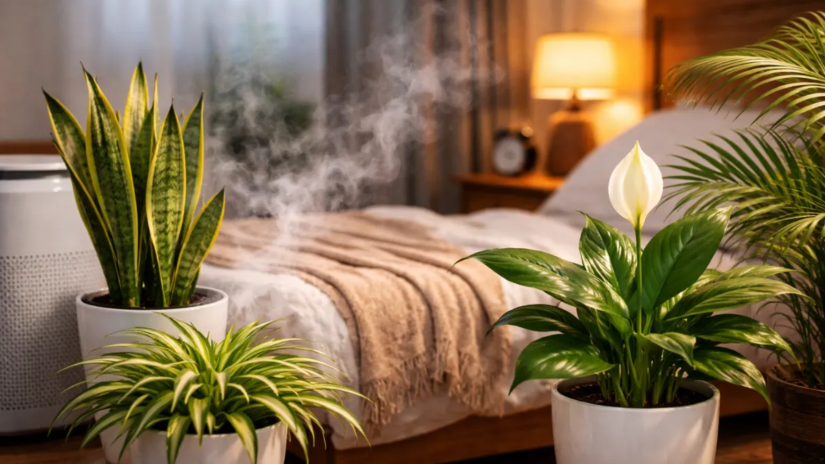 Best Indoor Plants for Clean Air & Better Sleep (Science-Based Guide)