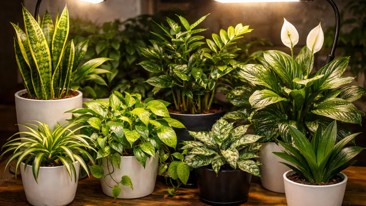 indoor plants that grow under artificial light