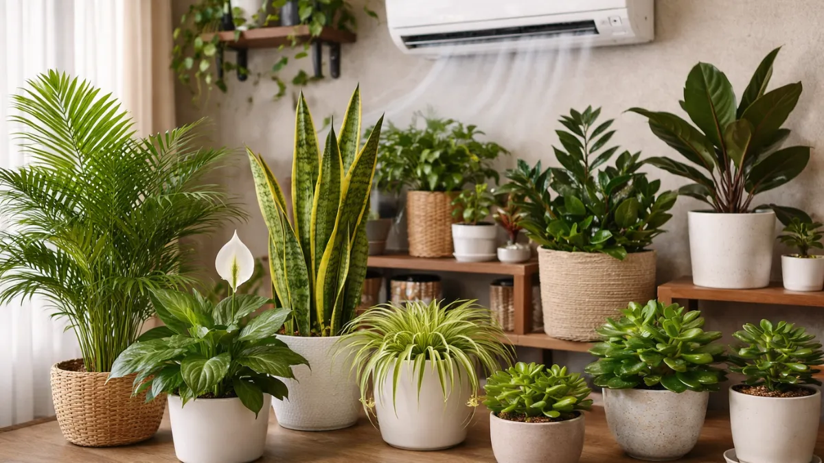 indoor plants for AC rooms