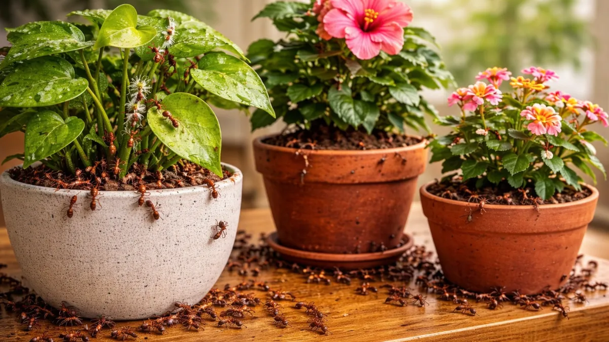 indoor plants that don't attract ants