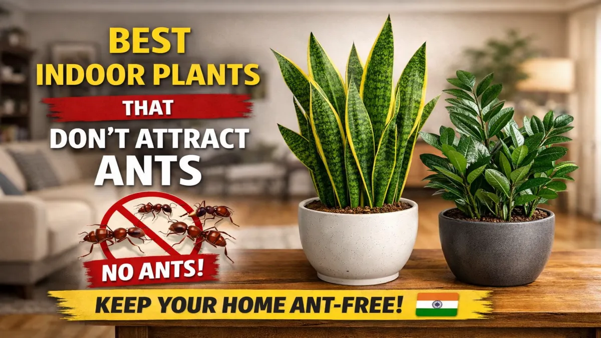 Indoor Plants That Dont Attract Ants in India (Safe Picks for Homes)