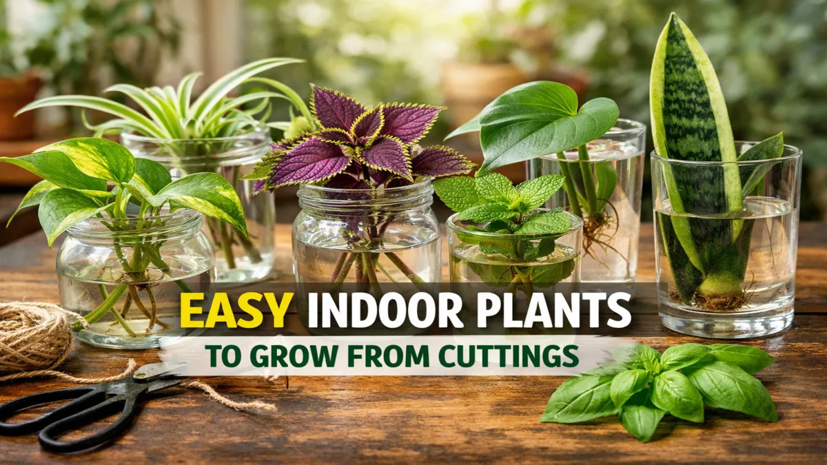 9 Indoor Plants That Grow From Cuttings Very Fast