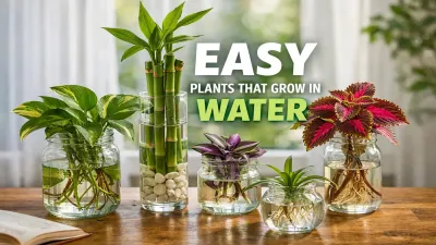 8 Indoor Plants That Grow in Water Only (No Soil Needed)