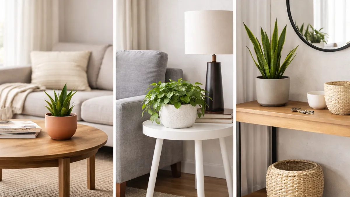 modern indoor plant styling ideas