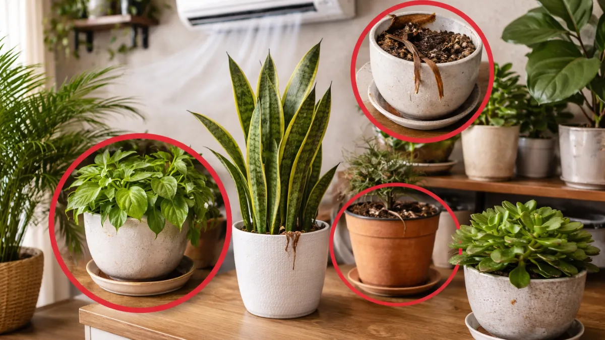 indoor plants for AC rooms