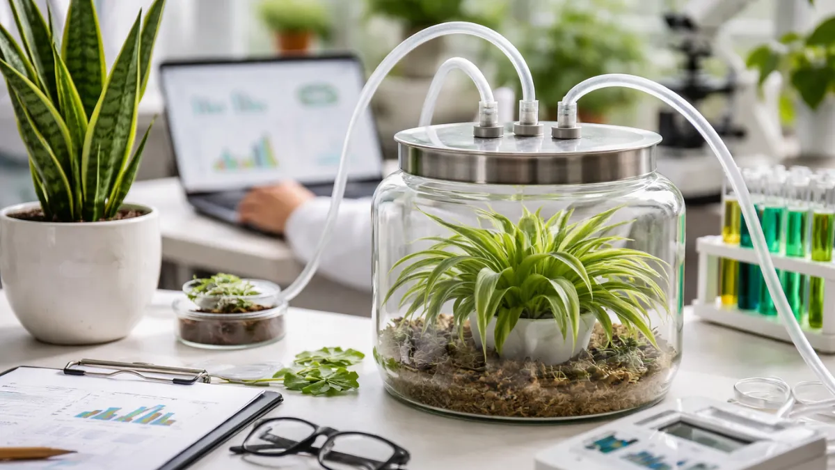 do indoor plants purify air