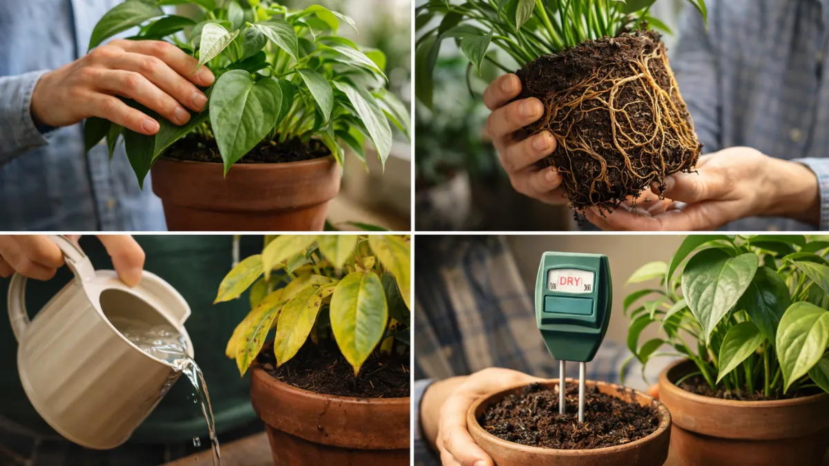 why houseplants are not growing