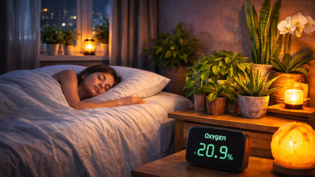 do indoor plants compete for oxygen at night