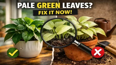 Why Indoor Plants Turn Pale Green (And How to Fix It)