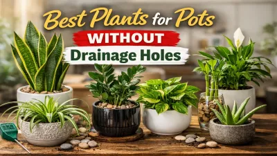 7 Indoor Plants That Grow Without Drainage Holes