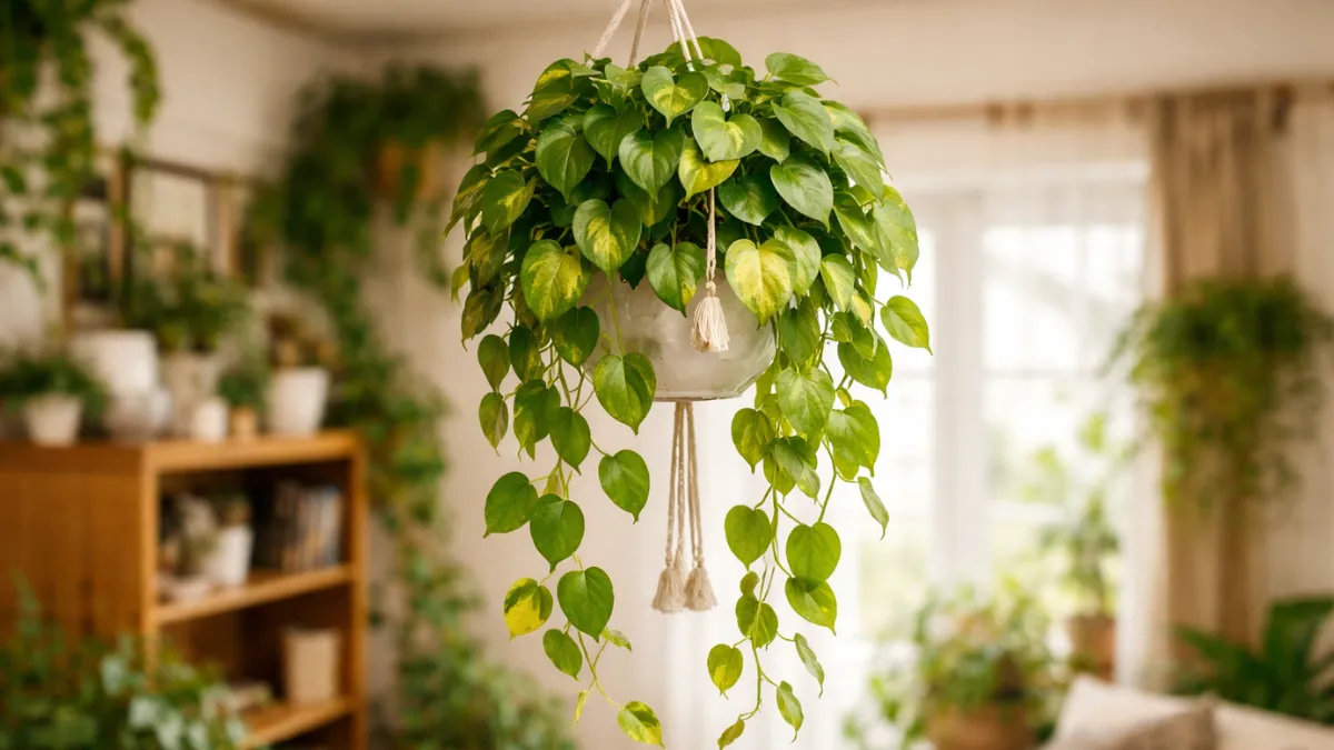 hanging indoor plants