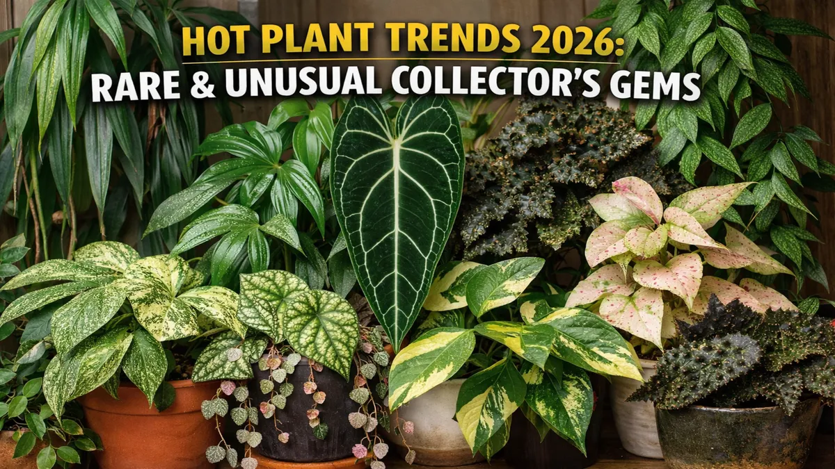 Rare & Trending Indoor Plants 2026 – Collectors Ultimate Guide