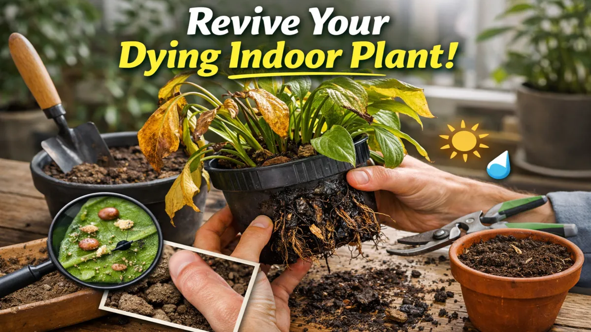 How to Revive a Dying Indoor Plant (Step-by-Step Guide)