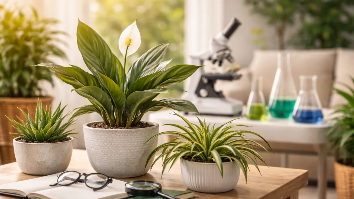 do indoor plants purify air