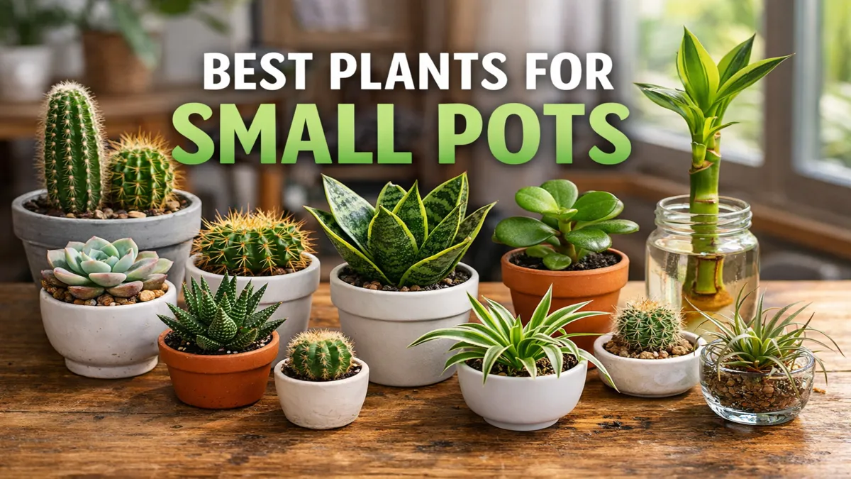 8 Plants That Grow in Tiny Pots (Perfect for Small Spaces)