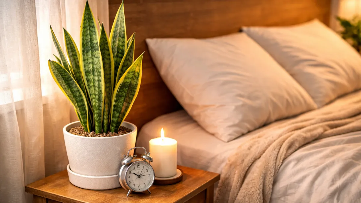 snake plant benefits for bedroom oxygen