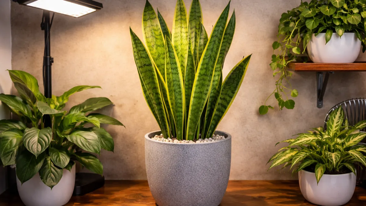 indoor plants without sunlight