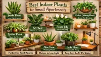 Best Indoor Plants for Small Apartments (Low-Maintenance & Clean Air Picks)