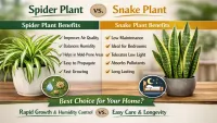 Spider Plant Benefits vs Snake Plant Benefits – Which Indoor Plant Is Better?