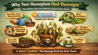Why Your Indoor Plants Suddenly Died Overnight (Real Reason)