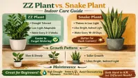 ZZ Plant vs Snake Plant Care Guide (Indoors)