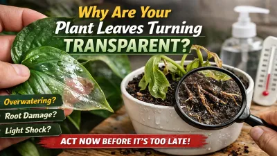 Indoor Plant Leaves Turning Transparent? Causes & Quick Fixes