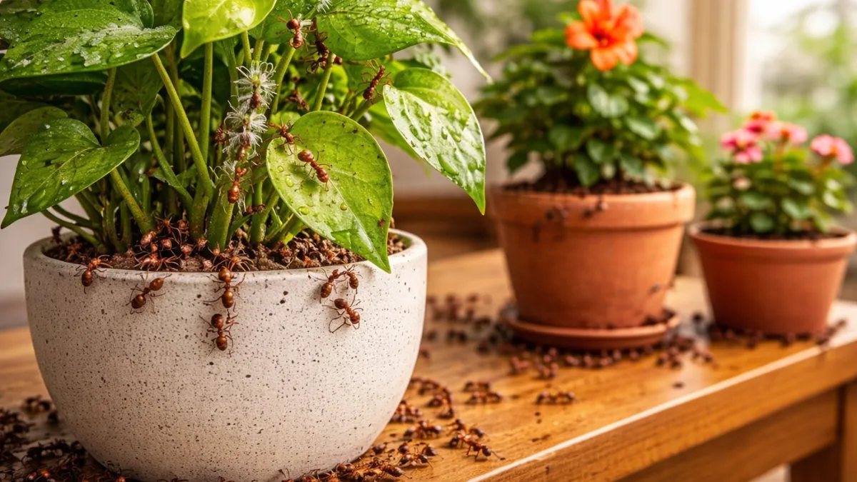 indoor plants that don't attract ants