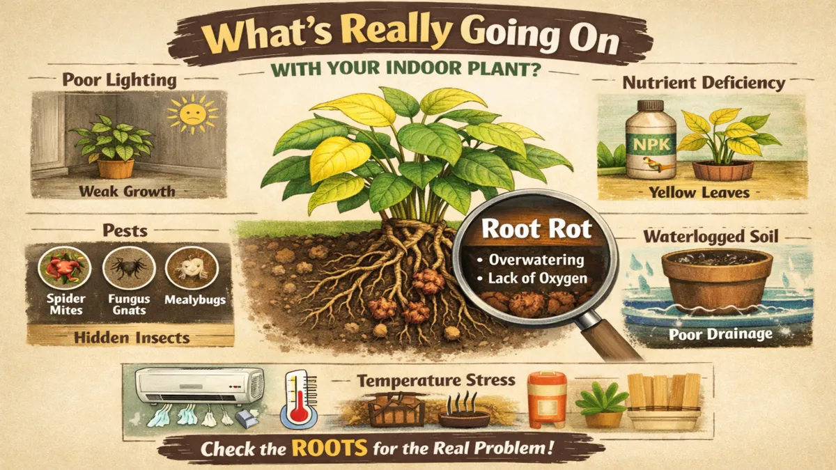 Why Your Indoor Plants Look Healthy but Are Slowly Dying (Hidden Signs Youre Missing)
