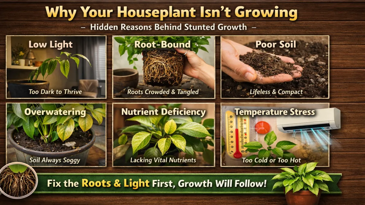 The Hidden Reason Your Indoor Plants Are Not Growing (Solved)