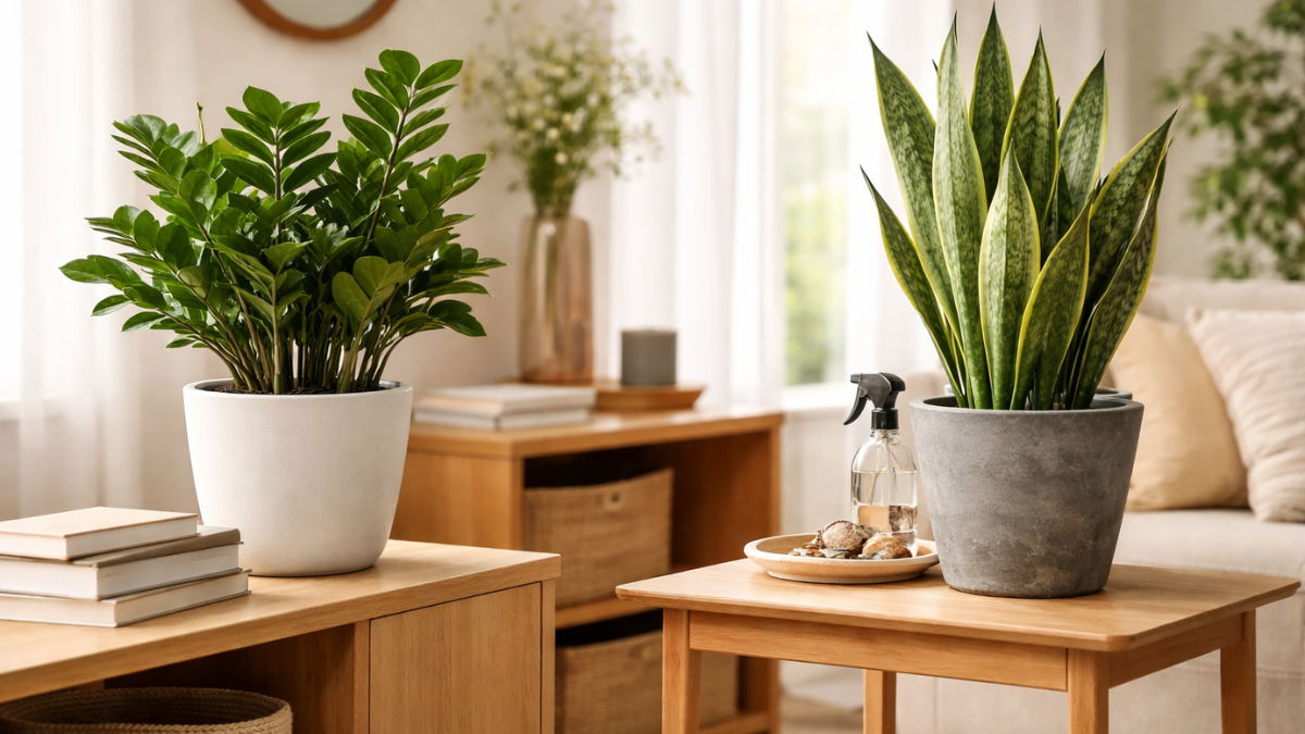 zz plant vs snake plant