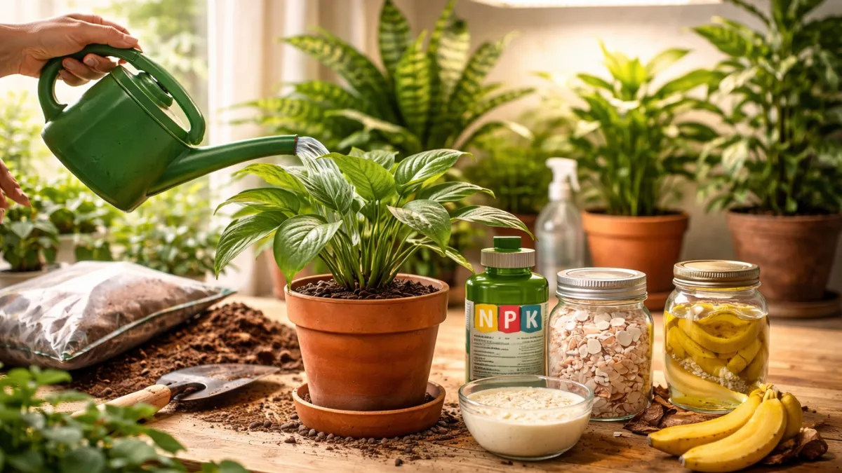 indoor plants grow faster